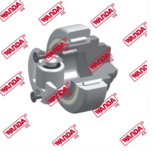 CRAxx-xP Axial bearing adjustable with bracket and combined bolt