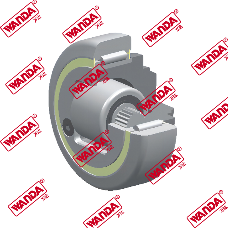 CRAxx-xE Axial Bearing eccentric adjustable with tooth form shaft