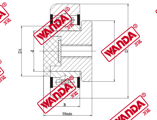 MGxxA6-x Single row of balls end beveled straight cylindrical forklift truck gantry rollers forklift truck gantry rollers